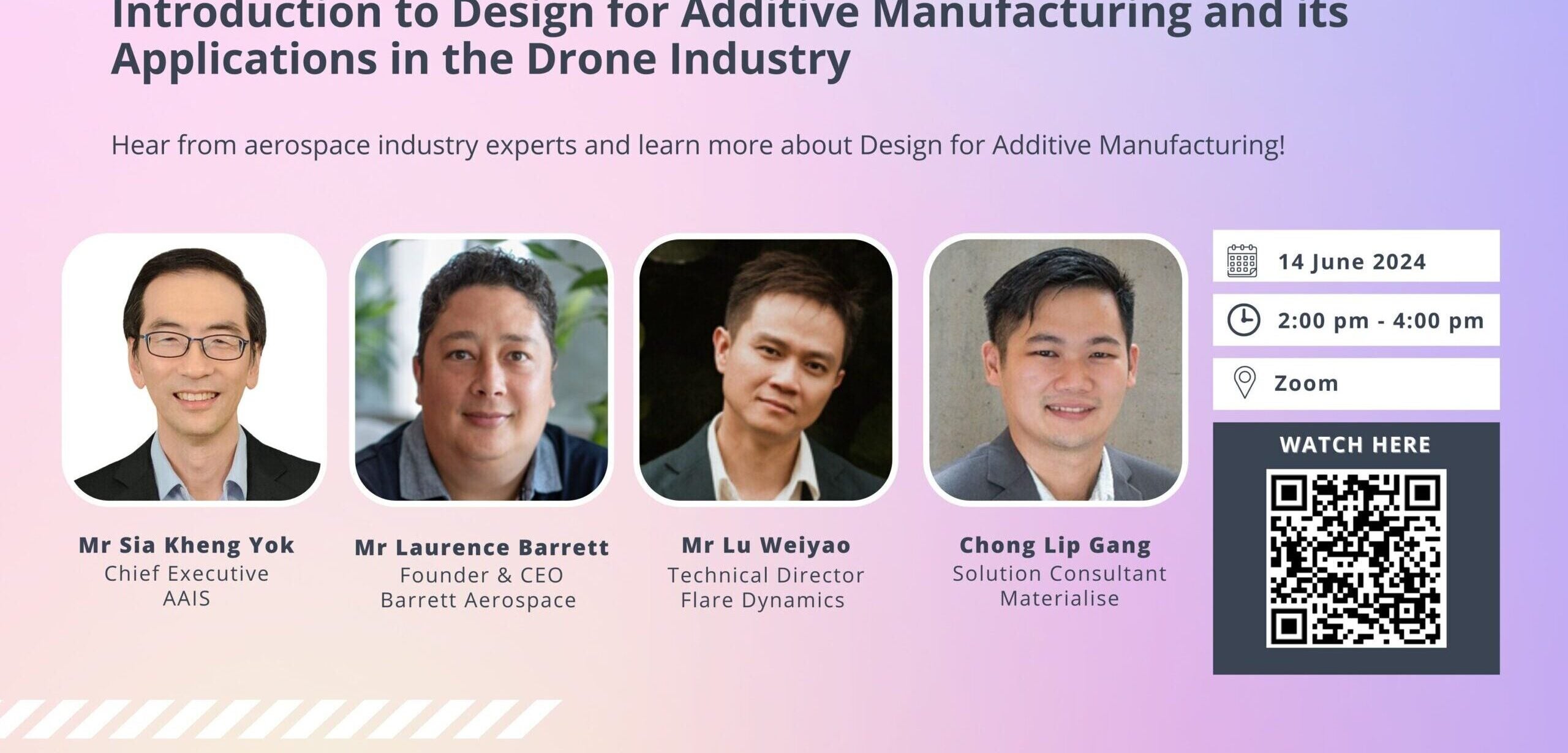 AM.NUS Webinar: Introduction to DfAM and its Applications in the Drone Industry